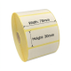 Thermal labels roll size 70x30mm (1000 labels/roll)